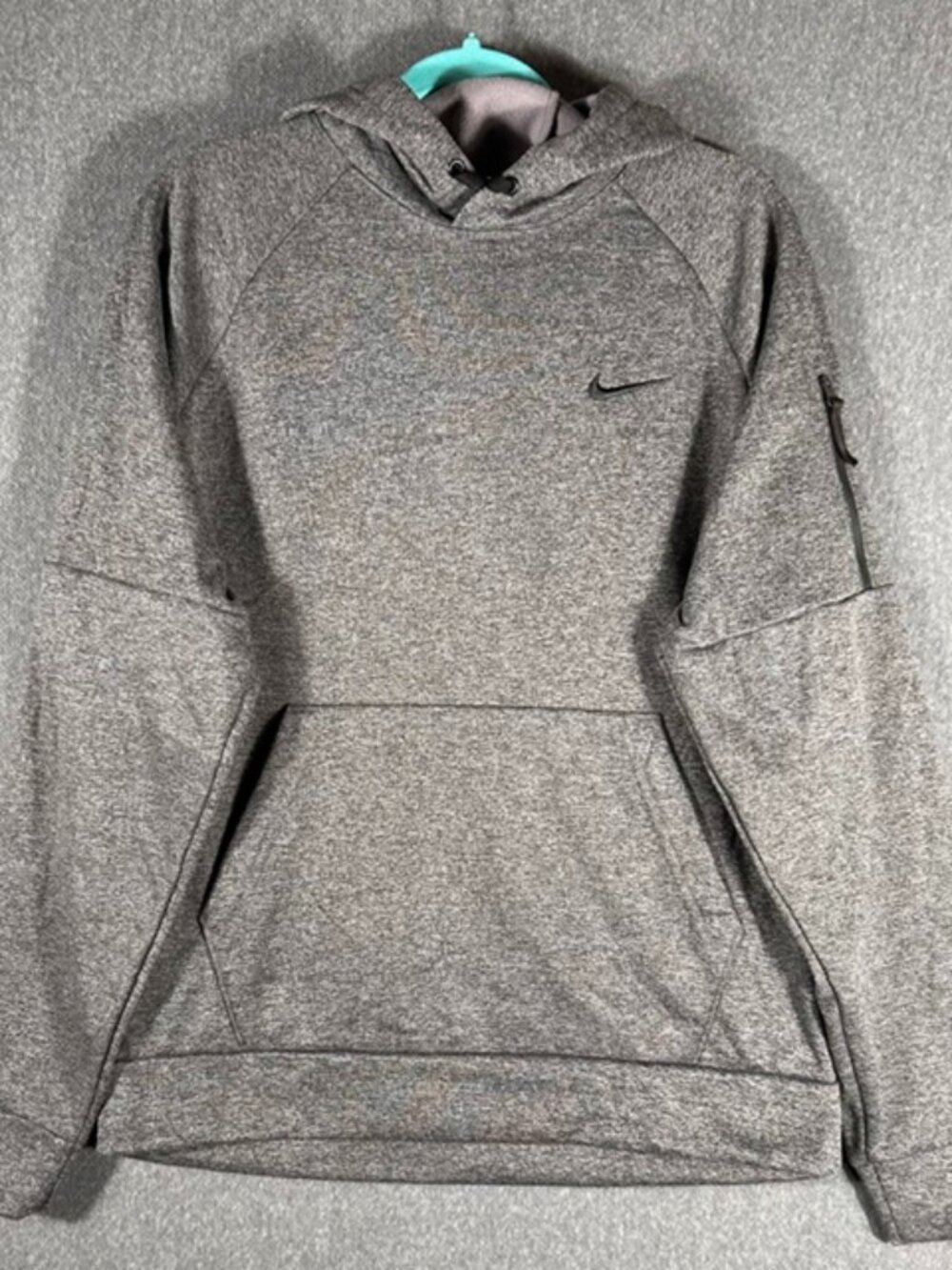 Nike Therma-Fit Pullover Fitness Hoodie Mens Sz Med Dark Heather Gray DQ4834-071